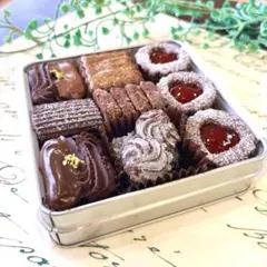 10 クッキー缶 ショコラ&ベリー クッキー詰め合わせ 2/10(火)発送
