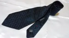 SALE ジバンシー ネイビー シルク100% メンズ ネクタイ