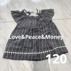 Love&Peace&Money トップス　120