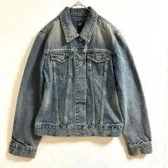GAP デニムジャケット Gジャン　デニムブルー　L 美品　カジュアル