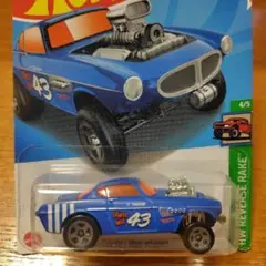 ホットウィール ボルボ P1800 ギャッサー　マテル　ブルー　ミニカー