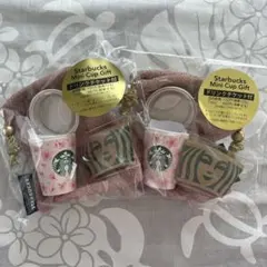 ドリンクチケット付き　SAKURA スターバックス　ミニカップギフトピンク