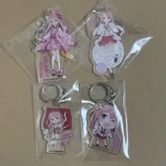 温泉むすめ こんぴら桃萌 アクリルキーホルダー 4個セット