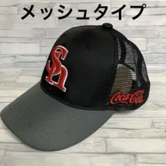ソフトバンクホークス　コカコーラシートキャップ　メッシュタイプ【新品、未使用】のサムネイル