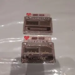 CANMAKE スタイリングデュアルアイブロウ 02 2個セット