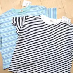 BIRTHDAY PLUS ボーダー Tシャツ 100cm、110cm