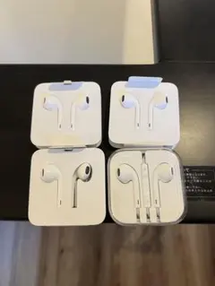 4個セット【未使用】イヤフォンiPhone純正イヤホンのサムネイル