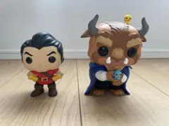 ファンコポップ　ディズニー映画　美女と野獣 ガストンとビースト フィギュアセット