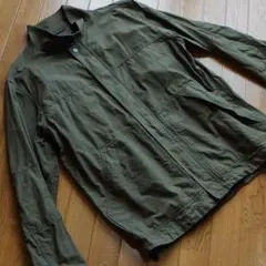 AIGLE ジャケット メンズXL オリーブ スタンドカラー 美品 アウトドア