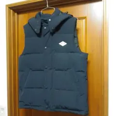 極美品 DANTON ダントン ダウン ベスト 38 ネイビー　メンズ