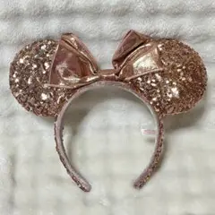 ディズニー スパンコール カチューシャ (ピンク)