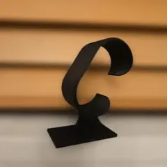 【黒】プラスチック製時計スタンド 1個