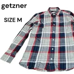 getzner チェックシャツ サイズM 綿100% ヨーロピアン