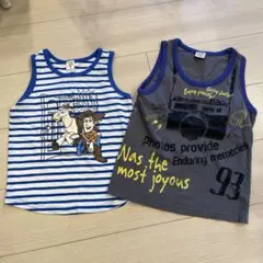 120㎝　タンクトップ　セット売り　まとめ売り　男児　男の子　キッズ　ディズニー