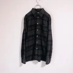 STEPHAN SCHNEIDER ブラック　チェックシャツ　起毛　サイズ4