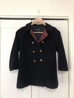 【美品】ファミリア　コート　フォーマル　濃紺　120　ネイビー　お受験 美品】ファミリア コート フォーマル 濃紺 120 ネイビー お受験