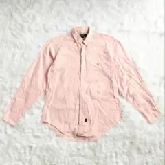 ポロバイラルフローレン ロゴ刺繍 長袖シャツ ピンク 160cm キッズ