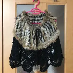 ラビットファー付きボレロ　未使用　新品　ジョイントワークス