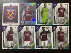 25-26 Topps EPL ウェストハム8枚カードセット