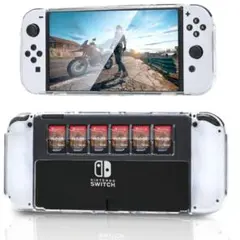 紛失防止に‼️Nintendo Switch カバー 透明 ゲームカード収納