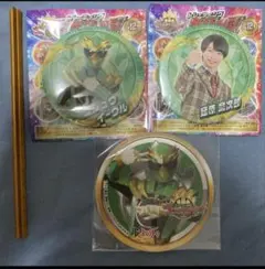 ゴジュウイーグル　缶バッジ　コースター