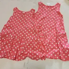 姉妹お揃いワンピース