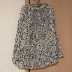 グローバルワーク　アニマル柄スカート 120cm プリーツ