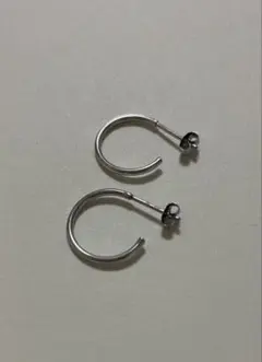 Carat K18 中折れ式フープピアス 14mm セミラウンド YG - メルカリ