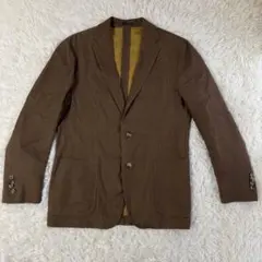LARDINI リネン Exclusive ブラウン ジャケット 段返り 50のサムネイル