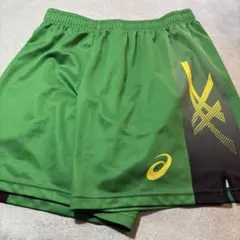 サッカー部 サッカーパンツ アシックス 光沢オレンジ XO - メルカリ