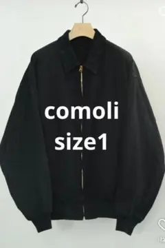 COMOLI 26SS BLACK DRILL ZIP JACKET size3 - メルカリ