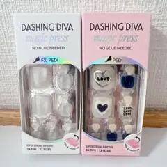 新品 DASHING DIVA Magic Press ペディ ネイルチップ ⑧