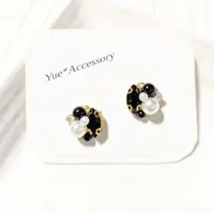 S-327　ハンドメイド☆ビジューピアス／イヤリング