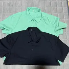 メンズ半袖シャツ左胸ポケット付き