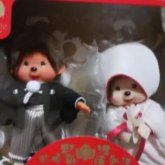 レア‼Monchhichi Wedding Set 和装 ぬいぐるみ - メルカリ