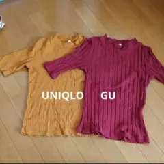 UNIQLO GU 半袖Tシャツ 2枚セット