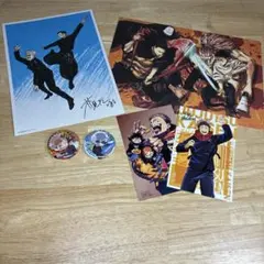値下げ）呪術廻戦 ポストカード 4枚＆缶バッジ2個