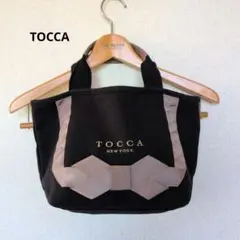 TOCCA　黒　リボン　トートバッグのサムネイル