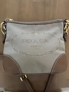 PRADA ショルダーバッグ ベージュ/ブラウン