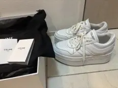 CELINE セリーヌ ブロックスニーカー ウェッジアウトソール カーフスキンのサムネイル