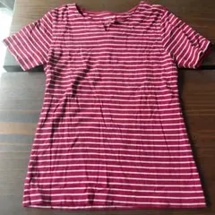 Tシャツボーダー赤白
