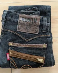 Red Ear レッドイヤー ブラックジーンズ W31 リペア加工 ポール 