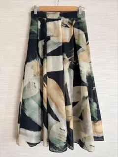 24年試着のみ美品2.4万円NOBLEフレアスカート36