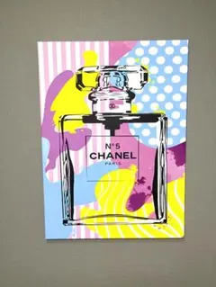 No.32♡木枠付きキャンバスアート♡オマージュアート♡chance 香水　絵画