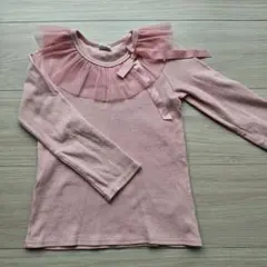 Bee des Bee 長袖カットソー 120cm ピンク チュール