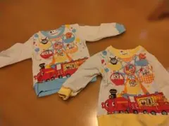 【2枚セット】アンパンマン　長袖Tシャツ枚セット 90
