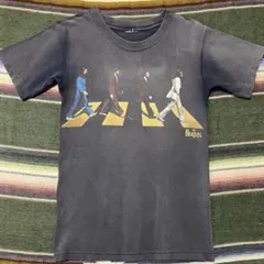 90s ビートルズ アビーロード フェード バンド t シャツ シングルステッチのサムネイル