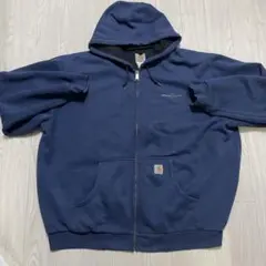 当時物USA製car Carhartt ネイビーアクティブジャケット