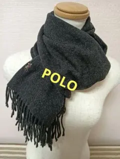 Polo Ralph Lauren ダークグレー マフラー