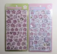 国内正規品　クーリア ボンボンドロップシール 和柄 桜 2種セット